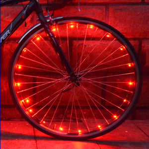 Fahrrad-Rad-Lichtstreifen