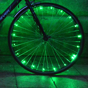 Fahrrad-Rad-Lichtstreifen