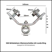 Laden Sie das Bild in den Galerie-Viewer, Winkeleisenbahn Aufhängerolle
