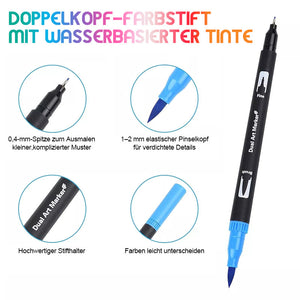 Doppelseitiger Aquarell-Outliner