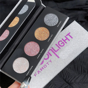 Vierfarbige Galaxy Diamond Lidschattenpalette