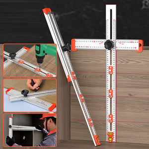 4-IN-1 Bohrer-Positionierungslineal