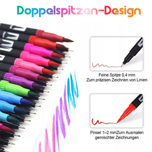 Doppelseitiger Aquarell-Outliner