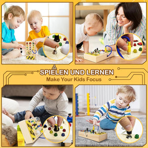 BESCHÄFTIGUNGSBRETT FÜR KLEINKINDER