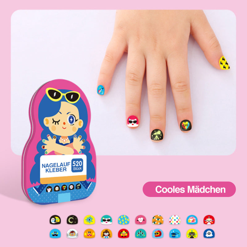 Nagelaufkleber Set Für Kinder(520 Stück)