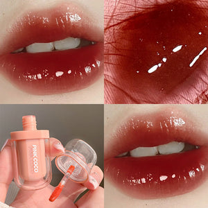 Glänzender Lipgloss