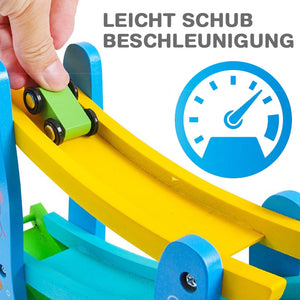 Spielzeug-Schienenauto aus Holz