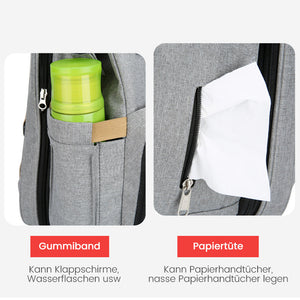 All-in-One erweiterbare Wickeltasche