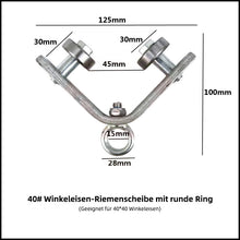 Laden Sie das Bild in den Galerie-Viewer, Winkeleisenbahn Aufhängerolle
