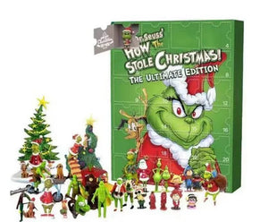 Grüner Monster Weihnachtskalender