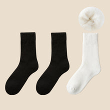 Laden Sie das Bild in den Galerie-Viewer, Kuschelige Unisex-Winter-Thermosocken aus Samt
