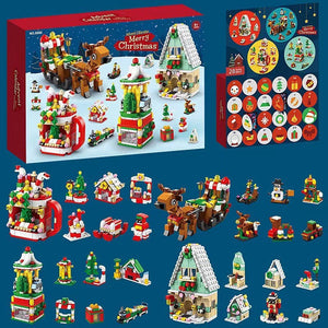 Weihnachts-Adventskalender-Überraschungsbaustein-Set