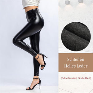 Schlanke Lederhose