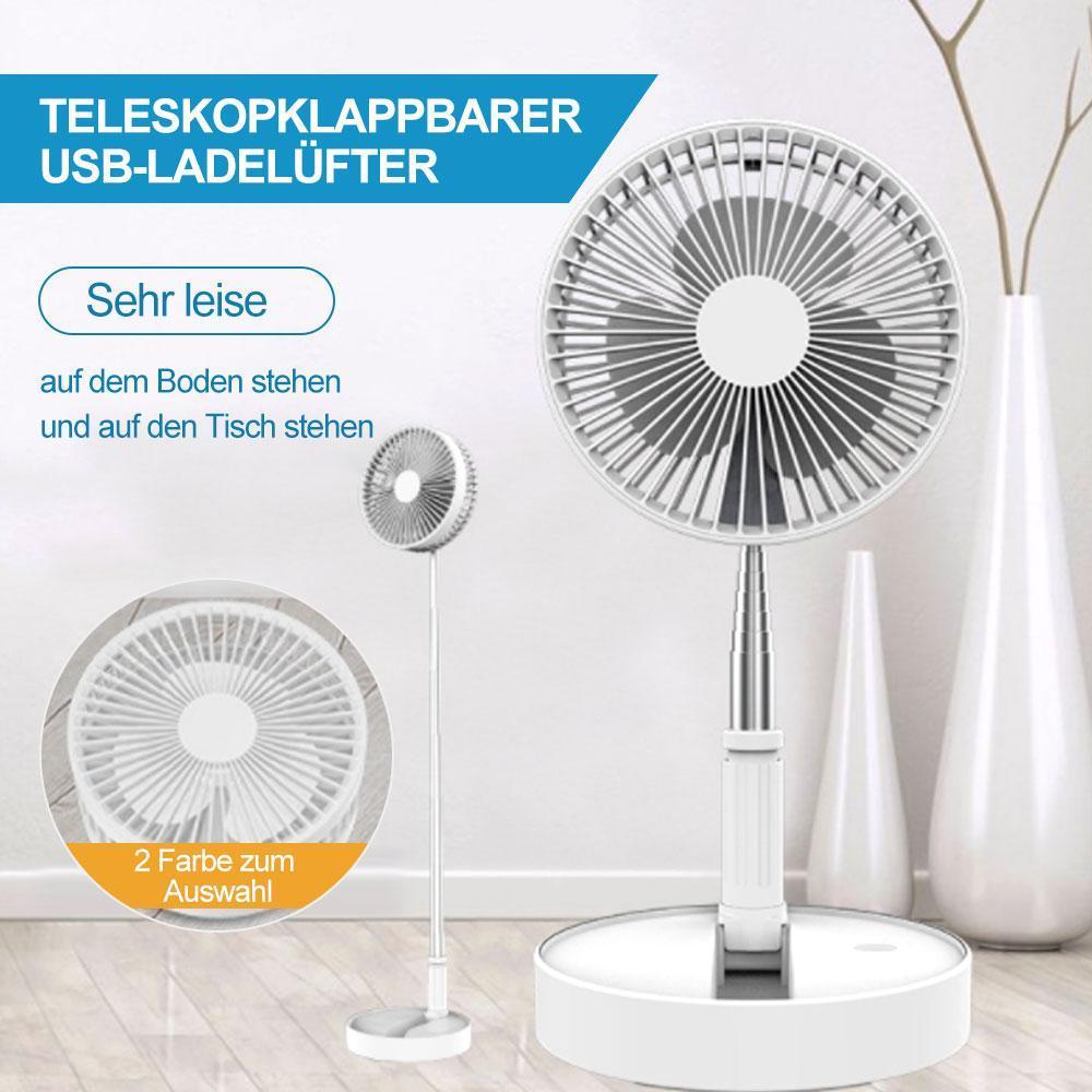 Teleskopklappbarer USB-Ladelüfter