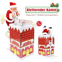 Laden Sie das Bild in den Galerie-Viewer, Schöne Santa Klettern Schornstein angenehmes Geschenk Spielzeug
