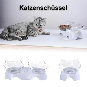 Schöne Katzenfütterungsschüssel (Einzel / Doppel)