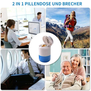 2 in 1 Pillendose und Brecher