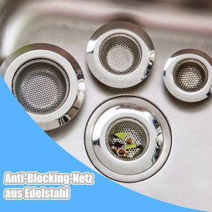 Küche Edelstahl-Wannen-Filter (3 Stücke)