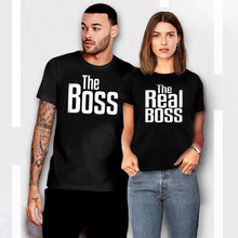 Laden Sie das Bild in den Galerie-Viewer, &quot;The Boss&quot;, &quot;The real Boss&quot; lustiges T- Shirt
