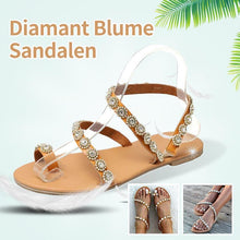 Laden Sie das Bild in den Galerie-Viewer, Sommer Diamant Blume Sandalen
