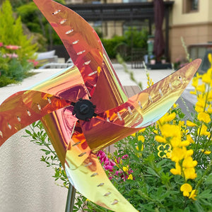 Wasserdichtes Solar-Gartenwindmühlenlicht