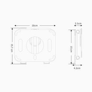 Faltbare Und drehbare iPad-Halterung Aus Aluminiumlegierung