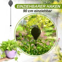 Laden Sie das Bild in den Galerie-Viewer, 🪴Einziehbarer Haken🪴Pflanze Seilzug für Garten Töpfe und Vogel-Feeder
