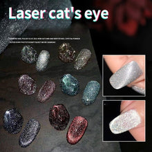 Laden Sie das Bild in den Galerie-Viewer, 🎉Laser Diamant Katzenaugen Nagellack
