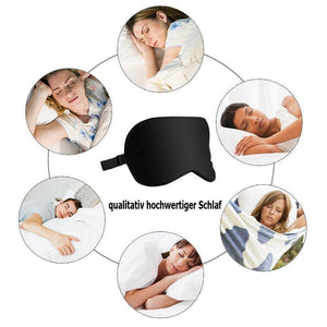 Bequee Schlafmaske, Schwarz/Blau