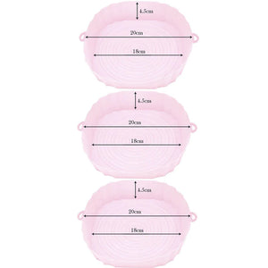 Dauerhafte Silikonschalen für die Heißluftfritteuse