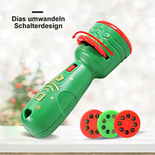 Laden Sie das Bild in den Galerie-Viewer, 🎁Weihnachten Leuchtende Taschenlampe-Projektorlampe
