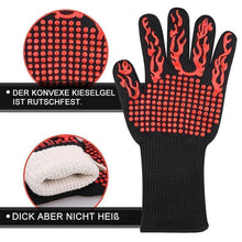 Laden Sie das Bild in den Galerie-Viewer, Bequee professionelle Grillhandschuhe hitzebeständige Handschuhe - 1 Paar
