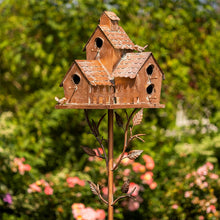 Laden Sie das Bild in den Galerie-Viewer, 🐦Kreative Garten-Vogelhaus-Dekoration Aus Metall
