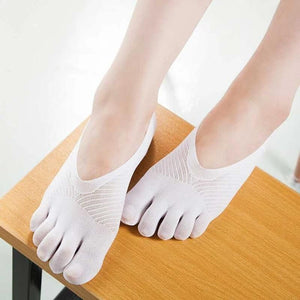 Unsichtbare Fünf-Zehen-Socken für Damen