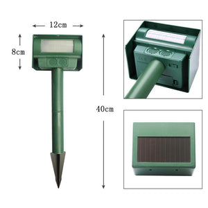 Solarbetriebener Ultraschall Schädlinge Mäuse Vertreiber