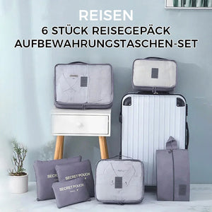 Set mit 7 Aufbewahrungstaschen für die Reise