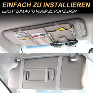 Alle-in-Ein Auto Sonnenblende Organisator