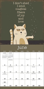 Ein Jahr voller Snarky Cats Wandkalender 2024