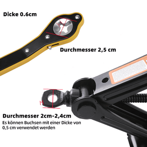 Auto Arbeitseinsparung Jack Ratschenschlüssel