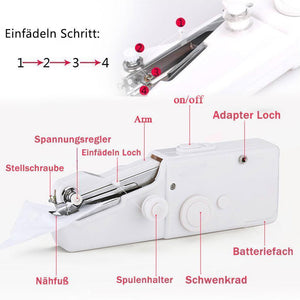 Tragbare Mini Handnähmaschine