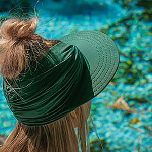 Elastischer Sonnenhut mit UV-Schutz für Damen