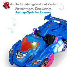 Laden Sie das Bild in den Galerie-Viewer, Transformieren Dinosaurier LED Auto (zufällige Farbe)
