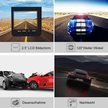 Laden Sie das Bild in den Galerie-Viewer, Auto-DVR, Dashboard-Kamera, Autorecorder / Verkehrs-Dashboard-Camcorder-Loop-Aufnahme-Keine Karte
