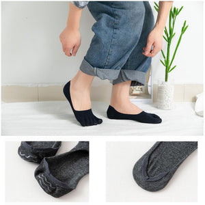 Atmungsaktive, unsichtbare Baumwollsocken mit fünf Fingern（5 Paar）