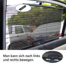 Laden Sie das Bild in den Galerie-Viewer, Auto Fenster Sonnenschutz Vorhang, 3M Kleber, schwarz
