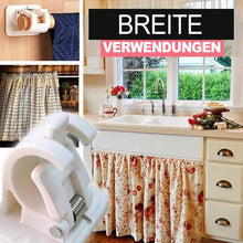 Laden Sie das Bild in den Galerie-Viewer, Nagelfreie verstellbare Stangenhalter (2 Stück)
