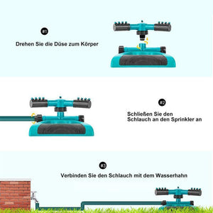 360 Grad rotierendes Sprühgerät