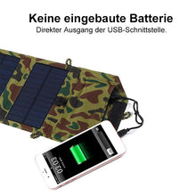 Laden Sie das Bild in den Galerie-Viewer, Tragbares Solarpanel-Ladegerät
