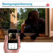 Laden Sie das Bild in den Galerie-Viewer, Intelligente drahtlose WiFi Vollfarbkamera mit Glühbirne
