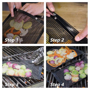 Bequee Antihaft-Mesh-Grilltasche